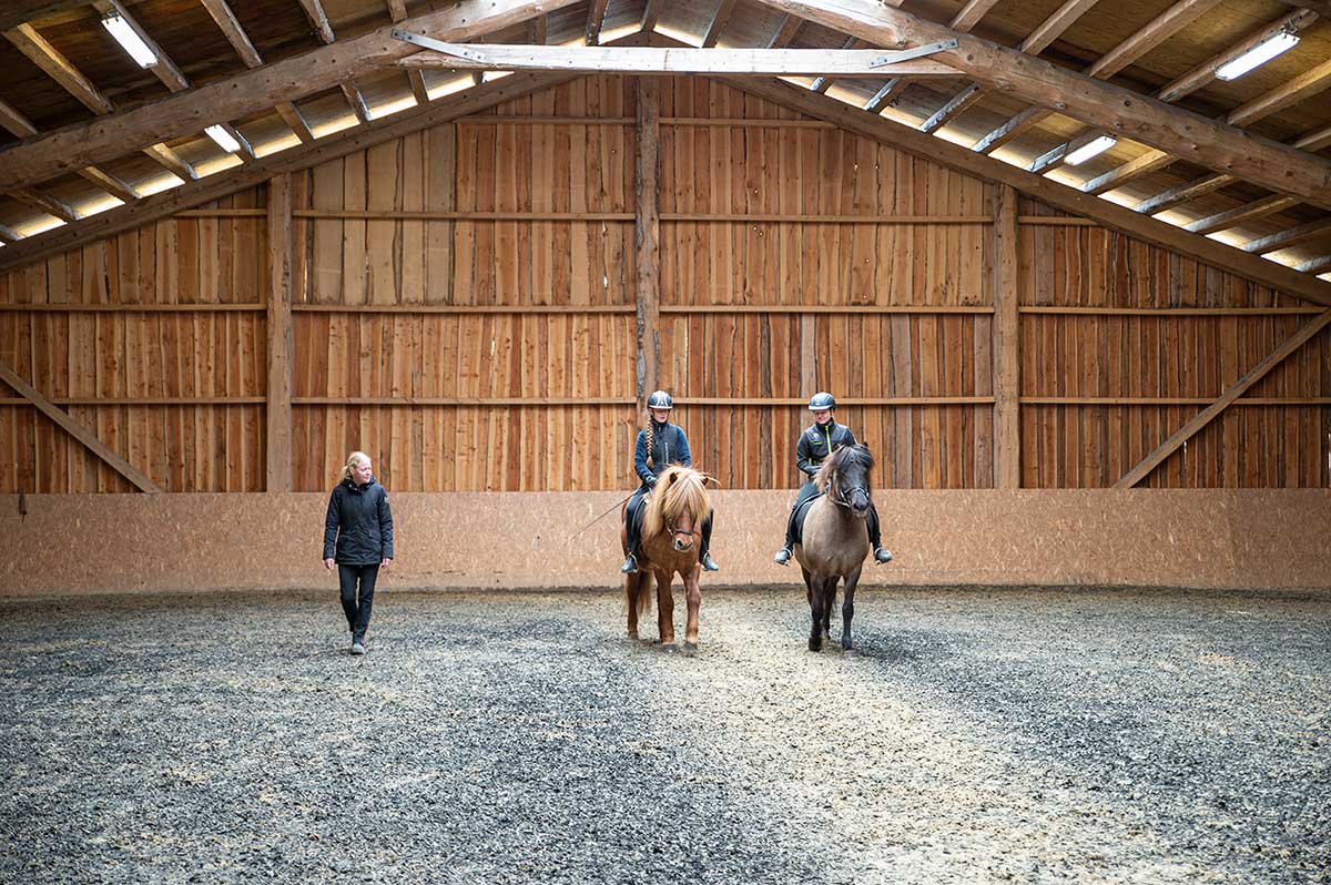 Husby Efterskole ridehal